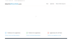 Desktop Screenshot of healthapplication.com